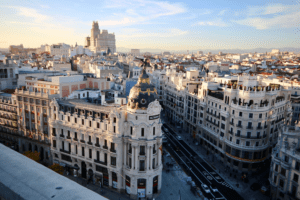 Skyview of Madrid