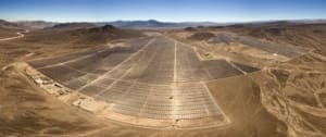 Solar plant in the Atacem desert in Chile