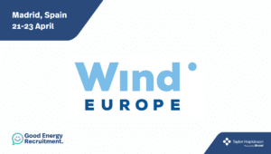 Our Wind energy recruitment experts are attending this years WindEurope annual event in Madrid